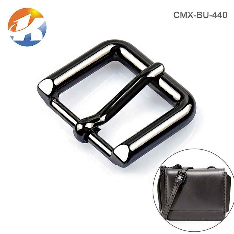 High Quality Shinny Gunmetal Custom Blank Pin Belt Buckle