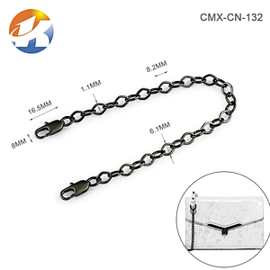 High Quality Black Metal Bag Chain Strap