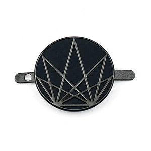 Bag Accessories Round Engraved Logo Metal Tag, Custom Metal Name Plate for Bag*