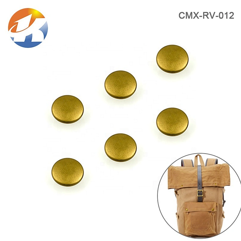 Hot Sale Bag Accessories Bronze Iron Rivet, Cheap Wholesale Metal Rivet Stud For Cloth Shoe