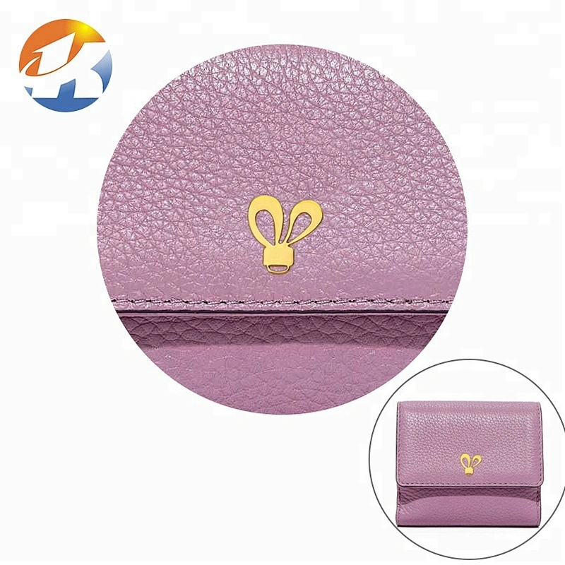 Fashion Design Rabbit Shape Small Metal Logo for Purse, Top Quality Customized Gold Metal Plate for Bags^