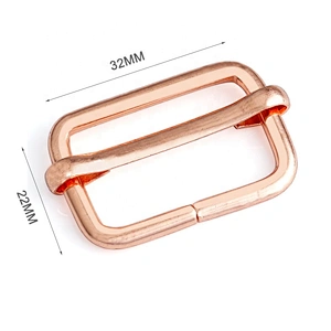 Wholesale Pet Strapping Metal Buckles Adjustable, Strap 1 Inch Metal Triglide Buckle for Bag