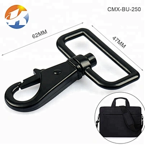 Custom Zinc Alloy Metal Snap Hook for Strap, Wholesale Stronger Black Dog Snap Hook For Bags