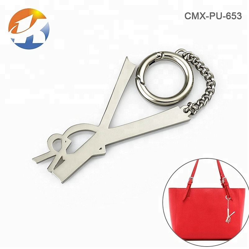 Custom High Grade Handbag Hardware Hang Letters Metal Logo Tag, Fashion Design Metal Hanging Tag for Bags