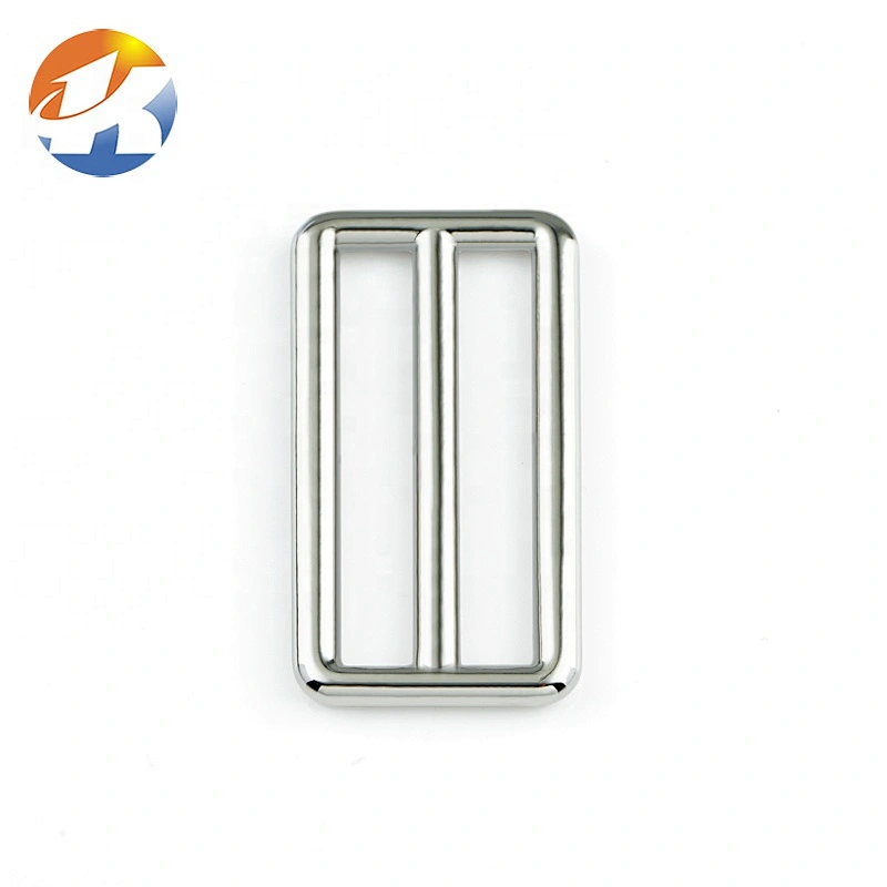 Zinc Alloy Die Casting Metal Bag Buckle, Wholesale Silver 38mm Metal Adjustable Buckle for Backpack