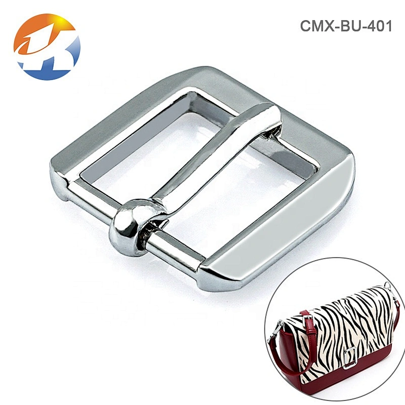 Pin Buckle Manufacturers Wholesale Square Silver Metal Pin Buckle for Bag's Shoulder