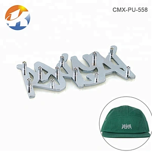 Professional Custom Letters Metal Logo, Nickel Plated Metal Name Plate for Handbags
