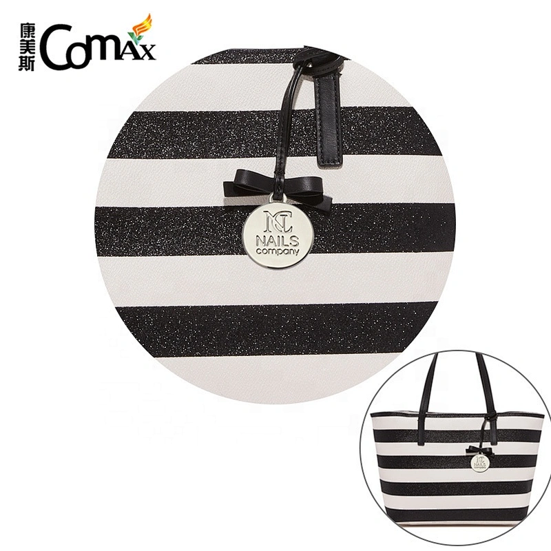 Professional Manufacturer Engraving Round Metal Custom Clothing Logos Tag
