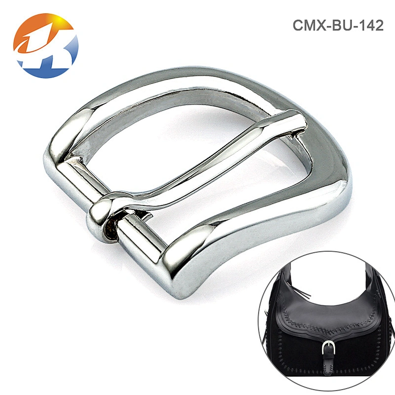 Custom Nickel Plating Metal Pin Belt Buckle, Wholesale 25mm Metal Pin Buckle for Belt