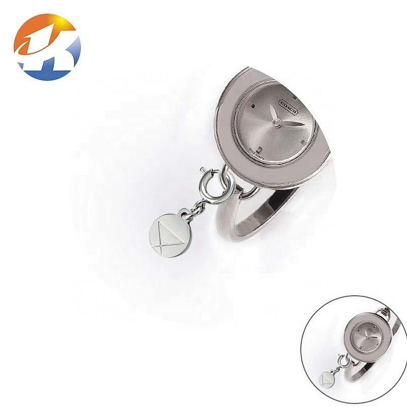 High Quality Round Shape Small Jewelry Metal Logo Name Plate Metal Bracelet Tag