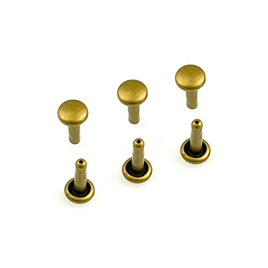 Custom Bronze Metal Leather Rivets For Clothing, Wholesale Metal Rivet For Shoe