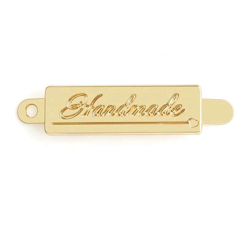 Professional Custom Metal Engraved Name Logo Plates For Handbags