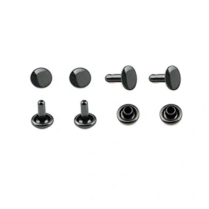 Decorative Metal Domed Cap Clothing Rivet, Custom Metal Garment Rivets And Studs For Clothes