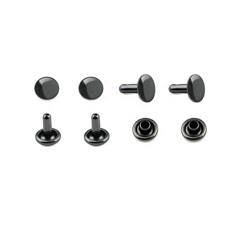 Decorative Metal Domed Cap Clothing Rivet, Custom Metal Garment Rivets And Studs For Clothes