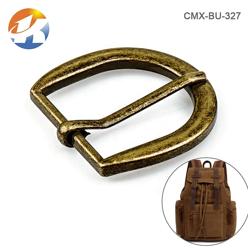 Factory Cheap Antique Brass Nickel-free Alloy Belt Buckle with Pin for Belts and Bags