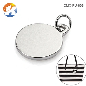 Lion Custom Engraved Handbag Metal Logo Plate