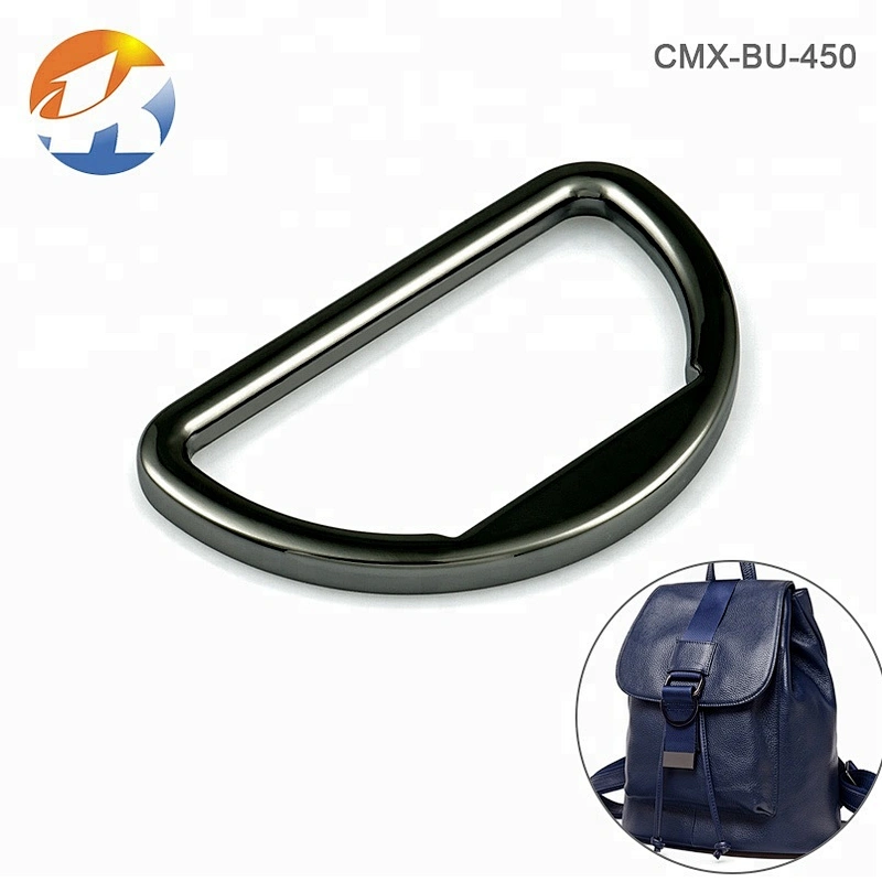 Dongguan Supplier Professional Custom Gunmetal Metal D Ring Buckle for Clothing