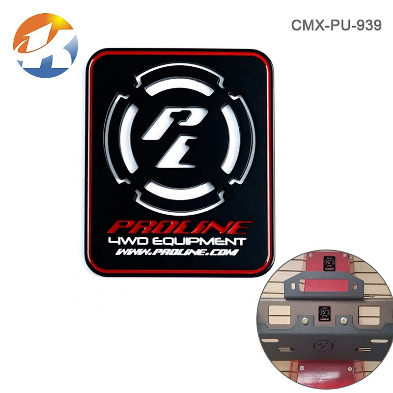 Customized Black Color Self Adhesive Metal Logo Tags for Machine, Zinc Alloy Engraved Logo Metal Name Plate