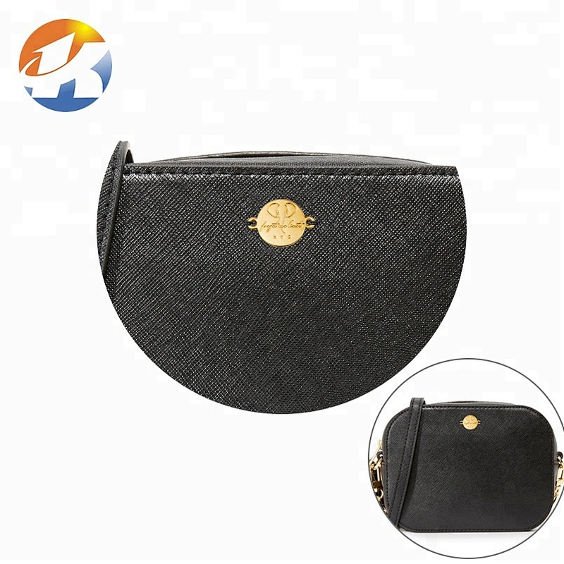 Round With 2 Holes Sewing Custom Engraved Metal Logo