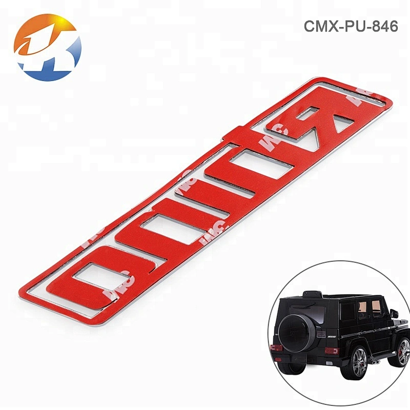 Design Chrome Plated Adhesive Car Logo Metal Emblem Badge, Custom Metal Logos Cars Label with 3M Adhesive for Furinitur Machine