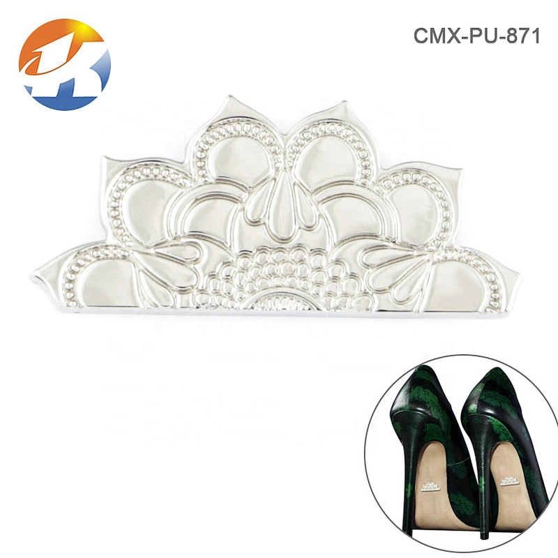 Professional Wholesale Custom Shoes Adhesive Metal Brand Logo Plate, Design Nickel Metal Label