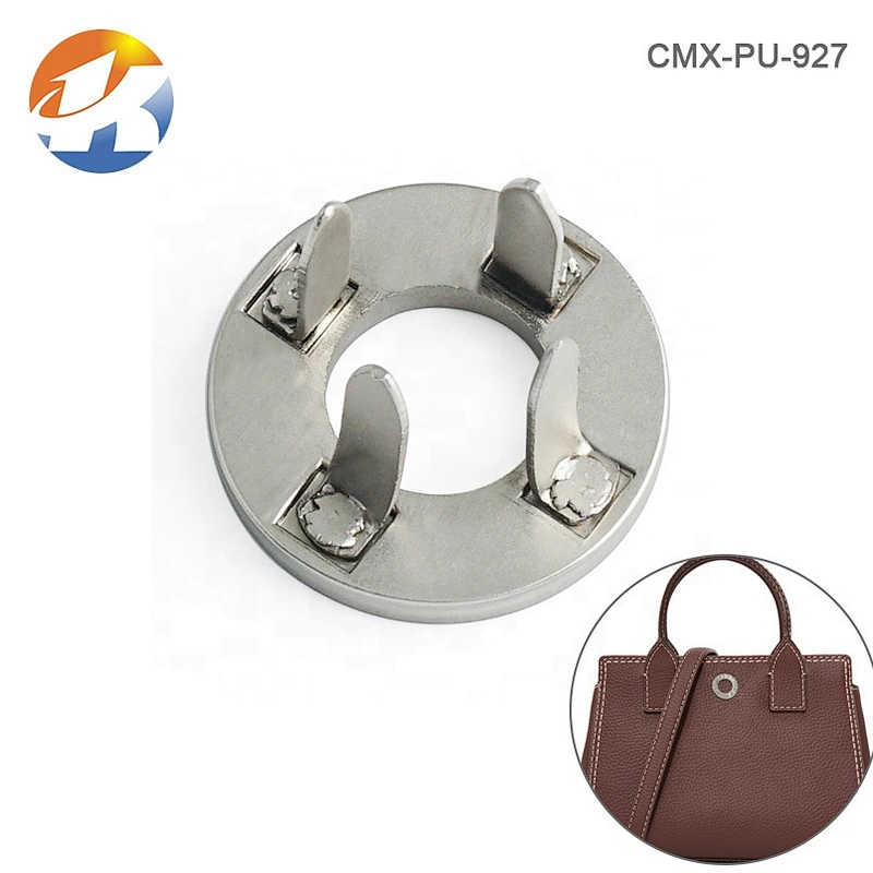 Bag Accessories Round Engraved Logo Metal Tag, Custom Metal Name Plate for Bag*