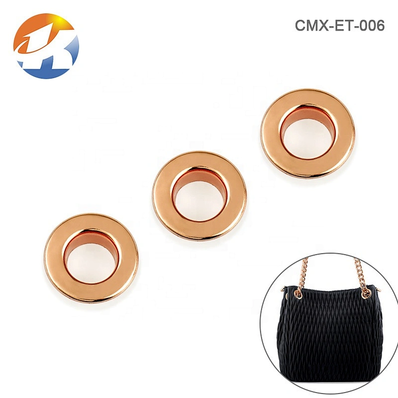 Wholesale Rose Gold Metal Eyelets And Grommets With Washers For Bag Clothing Shoes