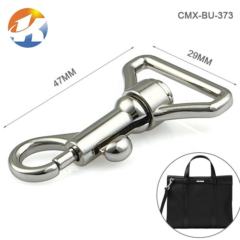 Handbag Accessories Zinc Alloy Nickel Metal Swivel Hook