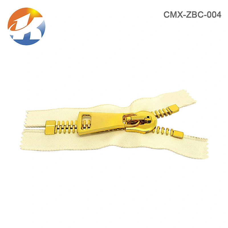 OEM/ODM Gold Teeth Wholesale Metal Zip