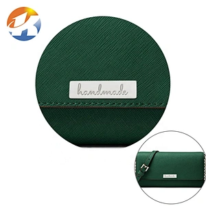 Factory Direct Designer Handbag Brand Metal Label, Custom Nickel Metal Logo Nameplate for Bags