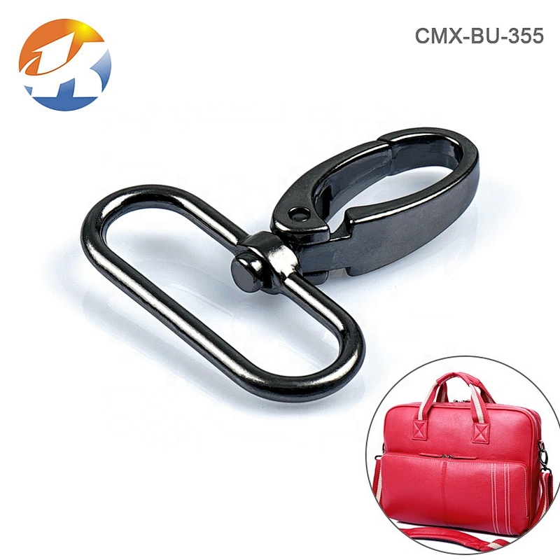 Bag Accessories Gunmetal Metal Swivel Snap Hook, Wholesale Factory Price Alloy Spring Snap Hook for Strap