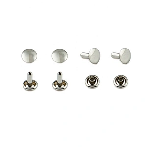 Wholesale Gunmetal Double Metal Clothing Rivet, Best Price Rivet For Leather Bag