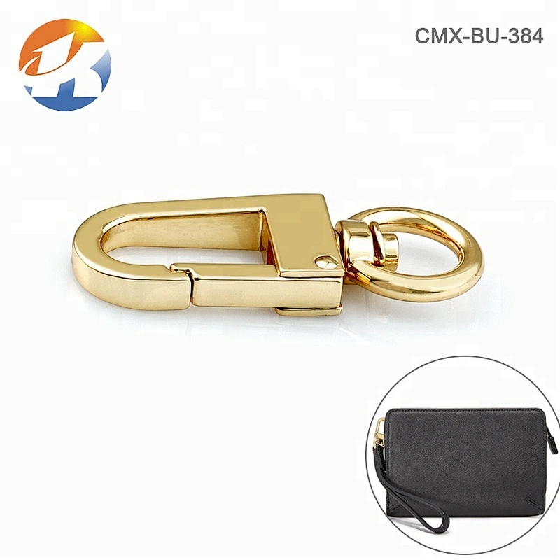 Hot Sale Gold Metal Spring Snap Hook for Bag, Purse Hardware Metal Snap Hook