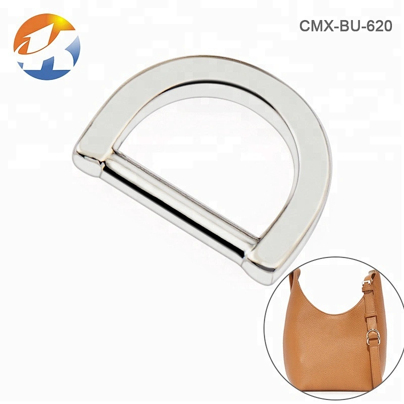 Wholesale Nickel Plated Small Metal D-ring Buckle for Purse, CHeap Bag Hardware Metal D Ring for Handbag