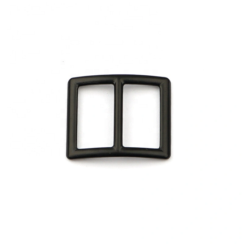 Wholesale Alloy 16mm Black Metal Cap Buckle, Custom Small Adjustable Metal Buckle for Shoes