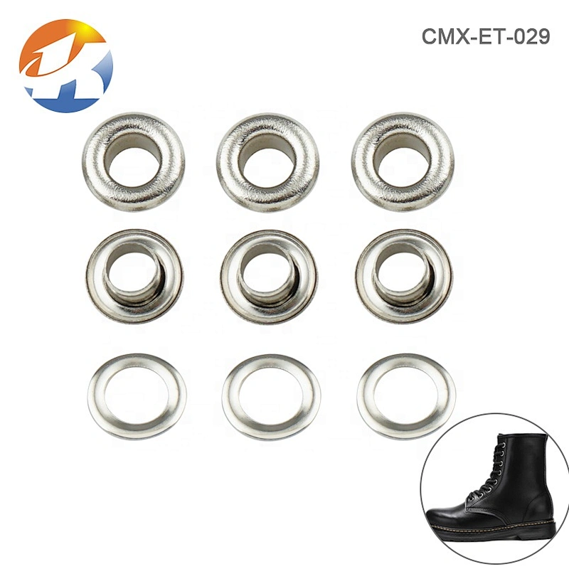 Factory Direct Color Custom Iron Metal Eyelet, Nickel Metal Grommet For Shoes Clothing