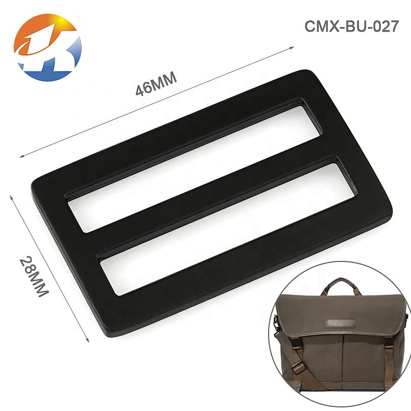 High Grade Bag Accessories Adjuster Buckle Metal Zinc Alloy Wholesale, Custom Black Adjustable Metal Buckle for Bags Backpack