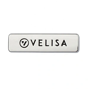 Nickel Backpack Logo Metal Plate Brand, Bag Label Metal Plate Name Tag For Handbags