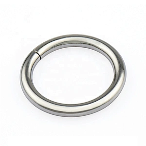 Factory Direct Wholesale Cheap Price Nickel-Free Plated Metal Bags Iron O Ring for Backpack