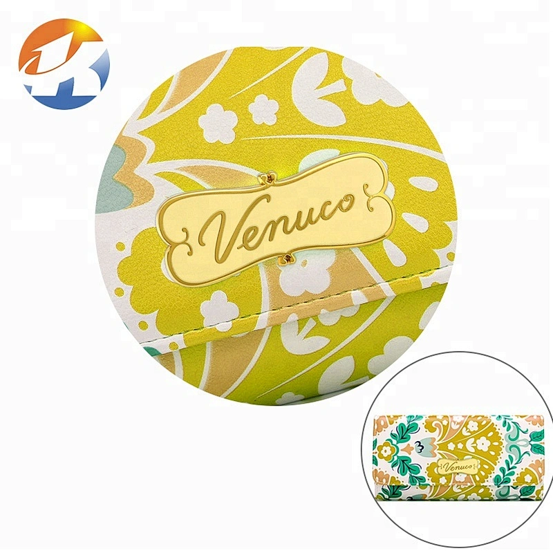 Fashion Embossed Logo Metal Label for Handbags, Custom Fashion Metal Name Plate for Bags*