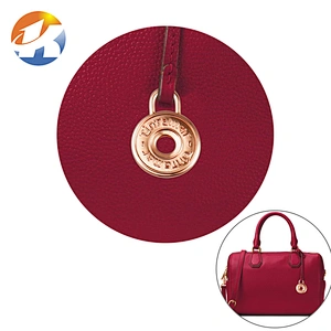 Custom Rose Gold Embossed Metal Logo Tag For Bag