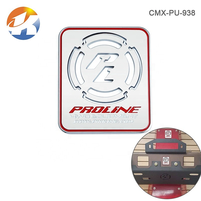 New Product Design Adhesive Metal Name Tag for Machine, Custom Metal Logo with 3M Adhesive