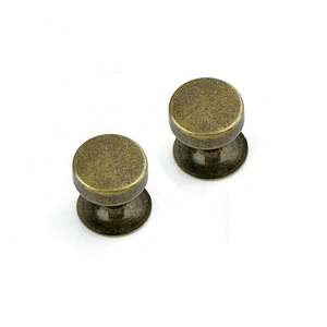 Wholesale 10Mm Metal Leather Rivet, Antique Brass Metal Feet Rivet For Bag