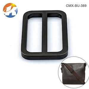 High Grade Bag Accessories Alloy 38mm Metal Bag Buckle, Custom Tri-Glide Bar Metal Buckle Strap Adjust