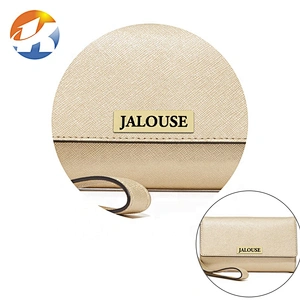 Wholesale Gold Plated Rectangle Metal Handbag Logo Label, Custom Engraved Metal Name Plate for Bags