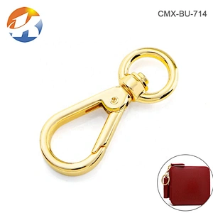 Top Quality Factory Custom 11mm Metal Swivel Snap Hook, Zinc Alloy Metal Spring Snap Hook Gold for Bags
