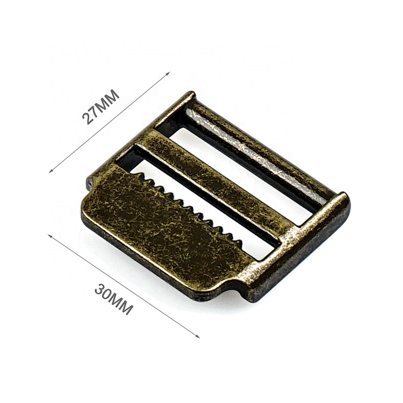 Bag Accessories Custom Zinc Alloy 20mm Metal Adjustable 3 Bar Buckle for Strap