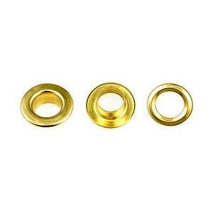 Wholesale Rose Gold Metal Eyelets And Grommets With Washers For Bag Clothing Shoes