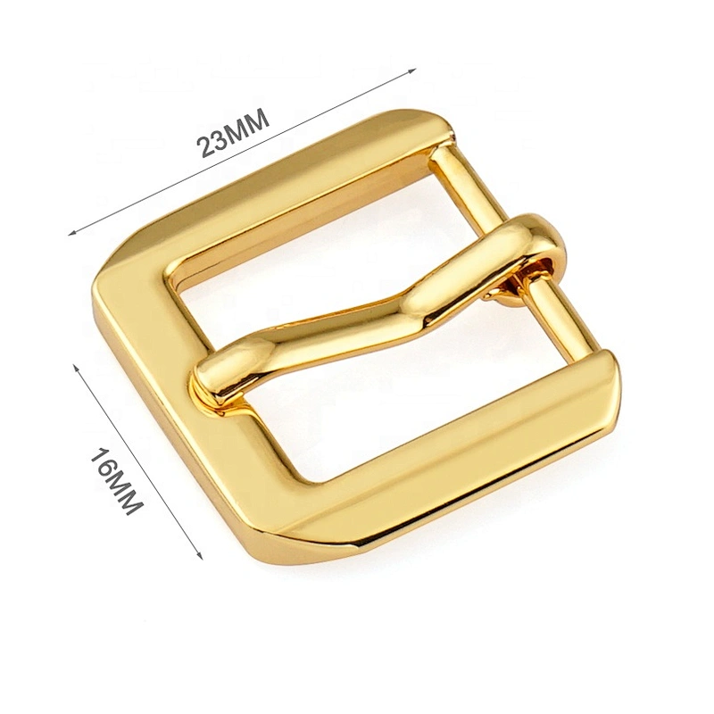 Bag Accessories Custom Fashion Metal Pin Buckle, Gold Plated 20mm Pin Metal Buckle with Engraved Logo
