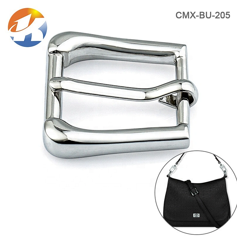 Professional Custom Nickel Metal Pin Buckle, Wholesale 20mm Zinc Alloy Metal Buckle for Belt